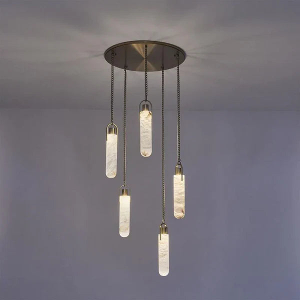 Alabaster Flint Additions Multi Light Pendant