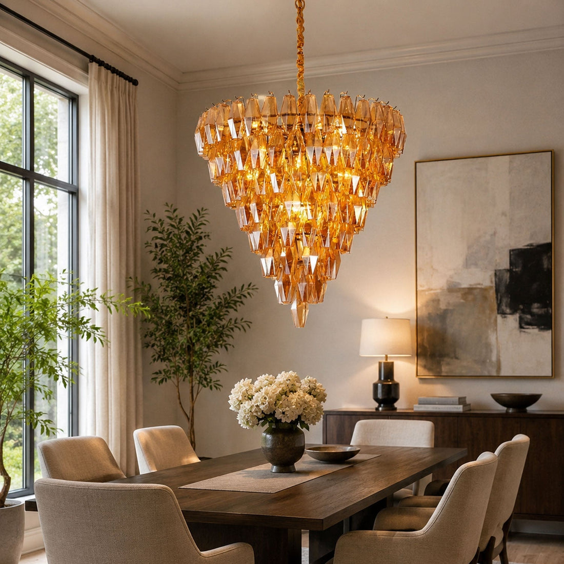 Amber Empire Chandelier - Trivellolab