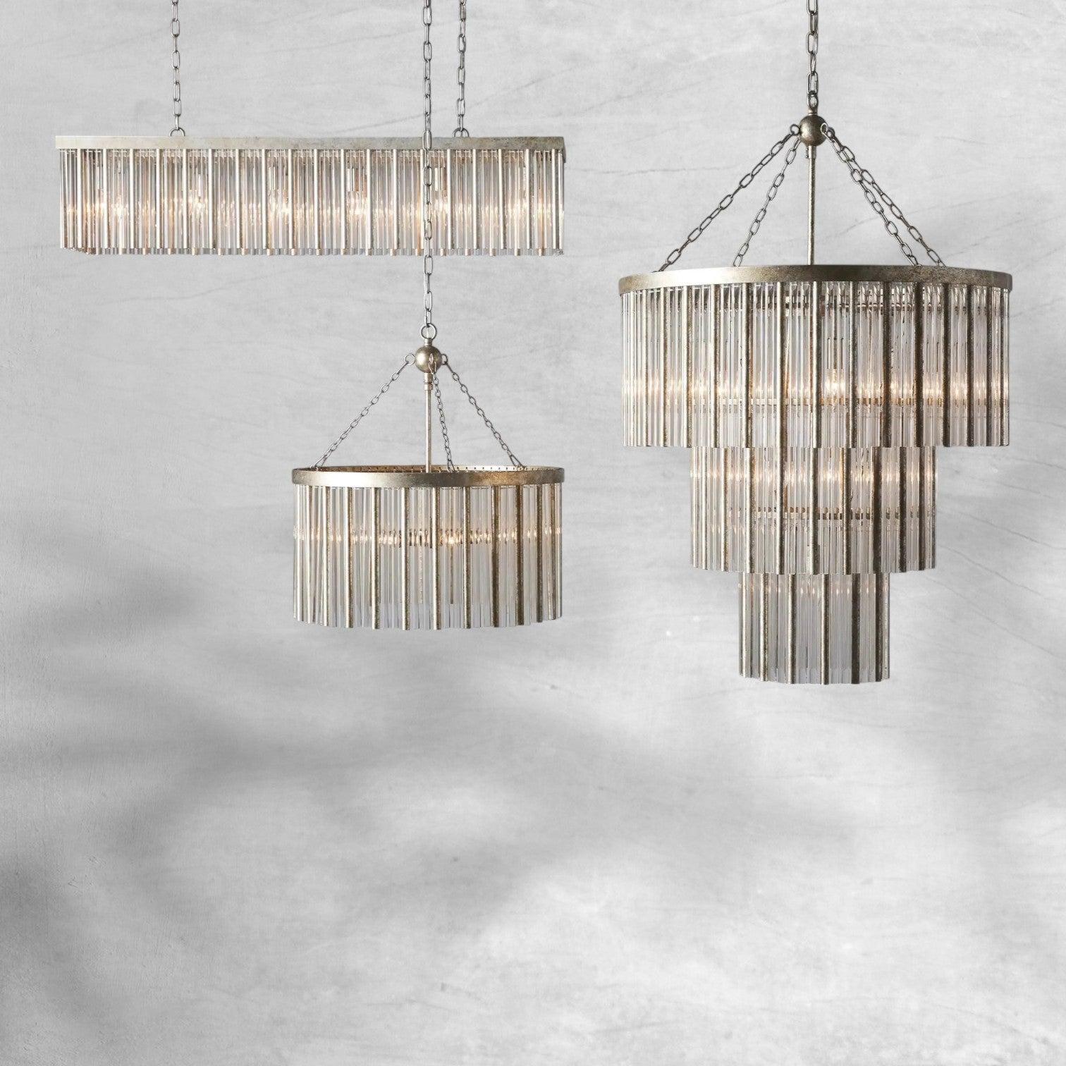 Andalucia Rectangular Chandelier 56"
