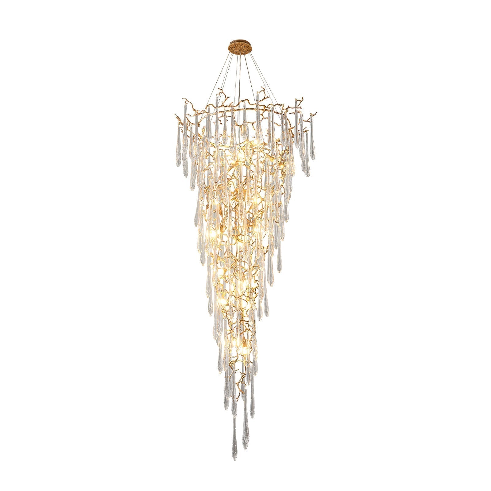 TLL Aqua Parable Chandeliers