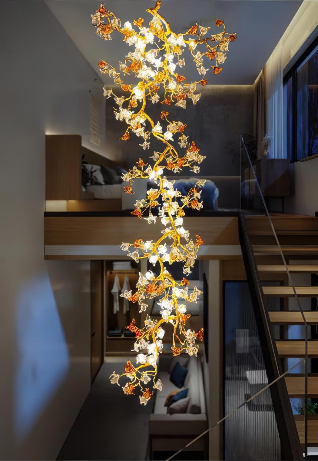 Brass Maple Branch Chandelier - Trivellolab