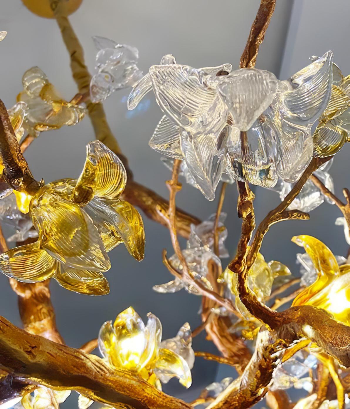 Brass Maple Branch Chandelier - Trivellolab