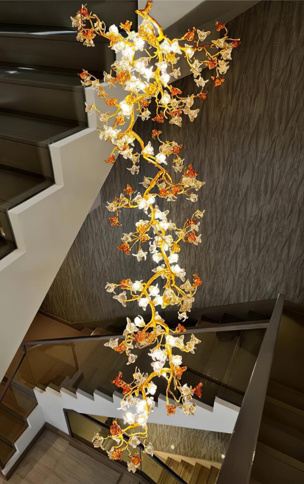 Brass Maple Branch Chandelier - Trivellolab