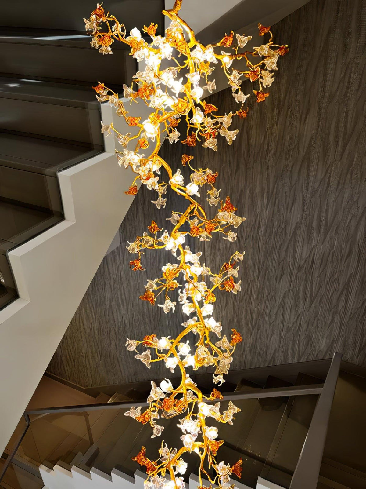 Brass Maple Branch Chandelier - Trivellolab