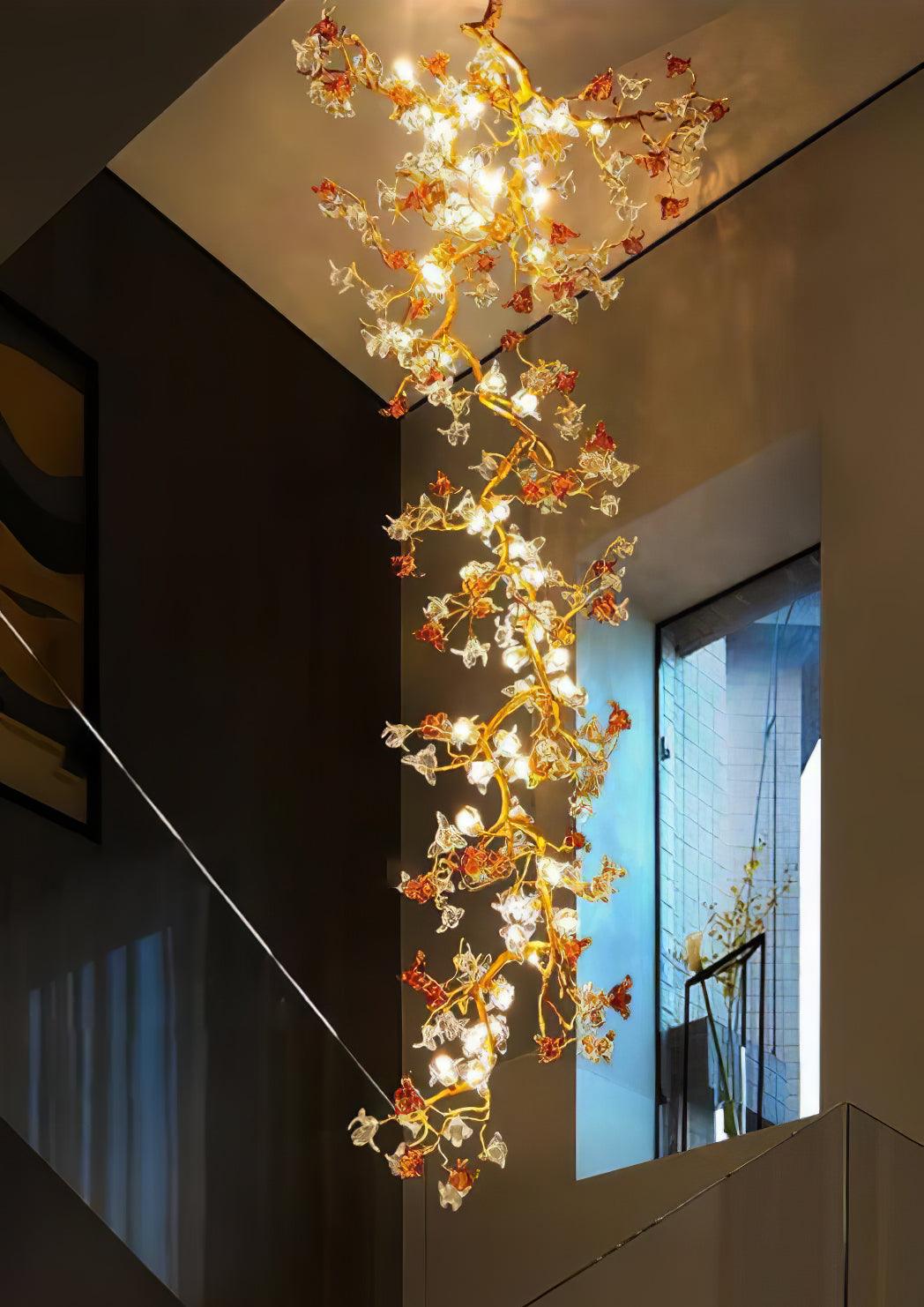 Brass Maple Branch Chandelier - Trivellolab