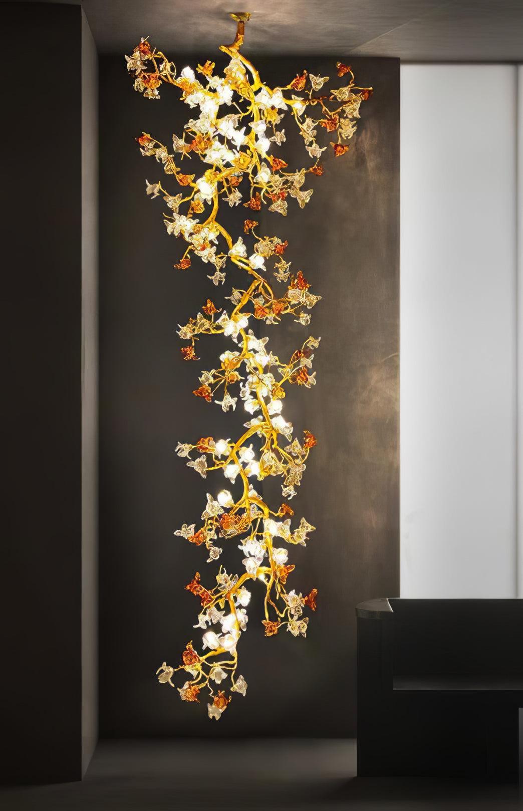 Brass Maple Branch Chandelier - Trivellolab