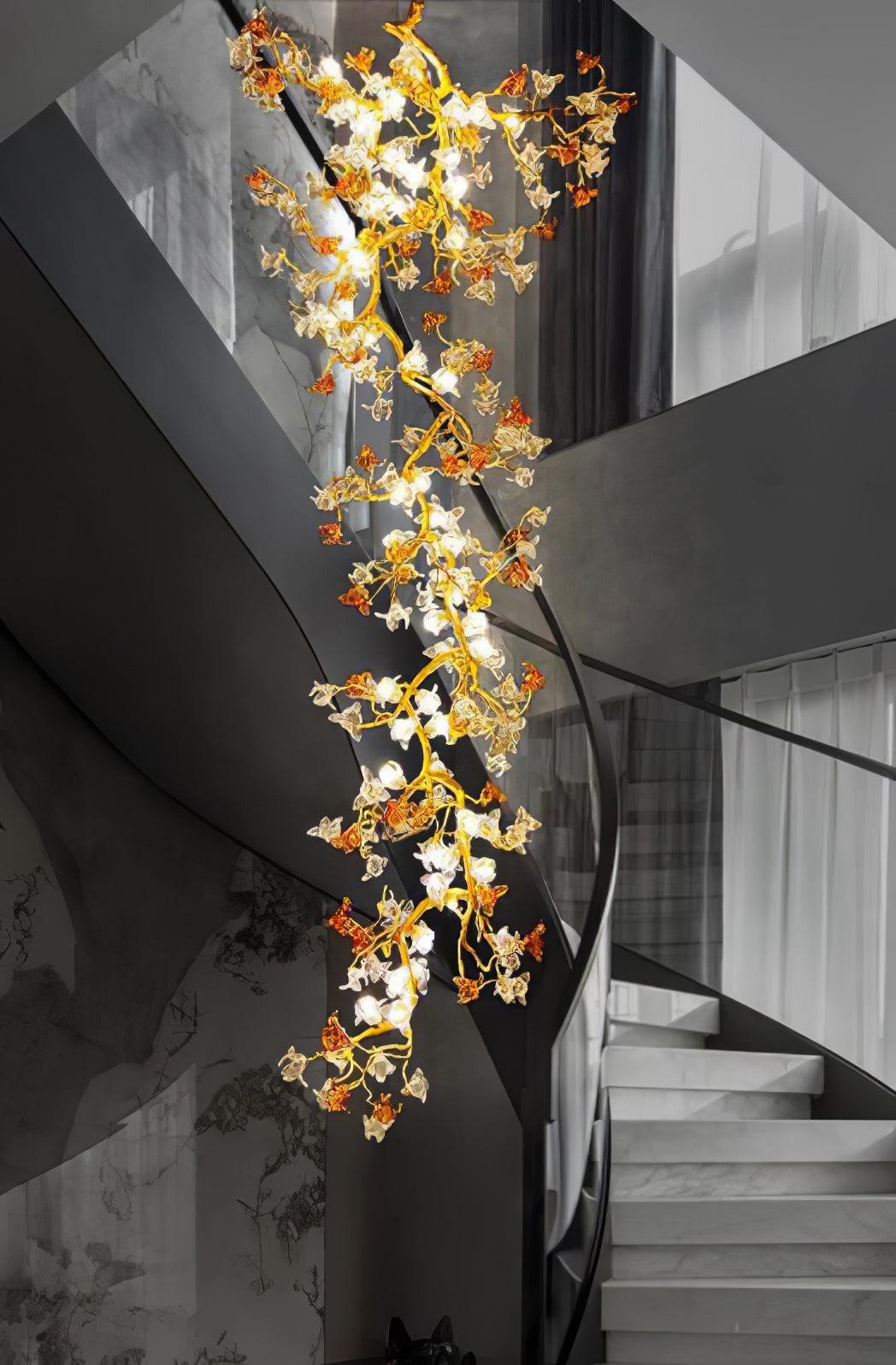 Brass Maple Branch Chandelier - Trivellolab