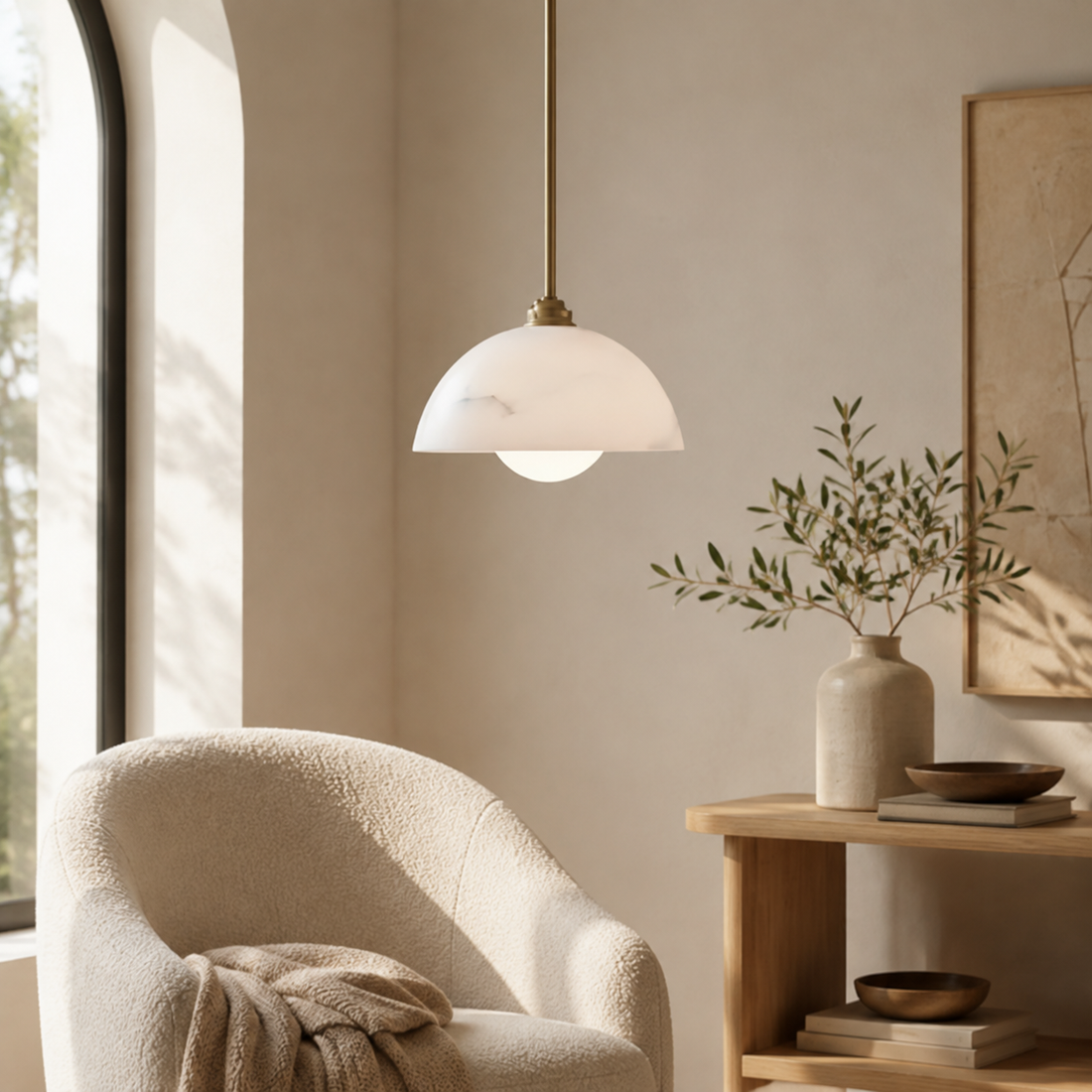 Celestine Dome Pendant Light