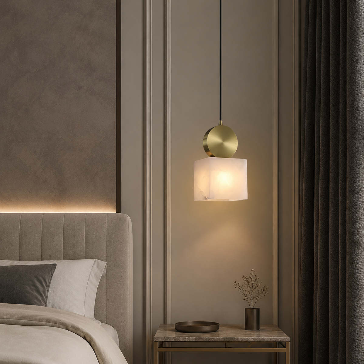 lunessa Modern Bedroom Pendant Light