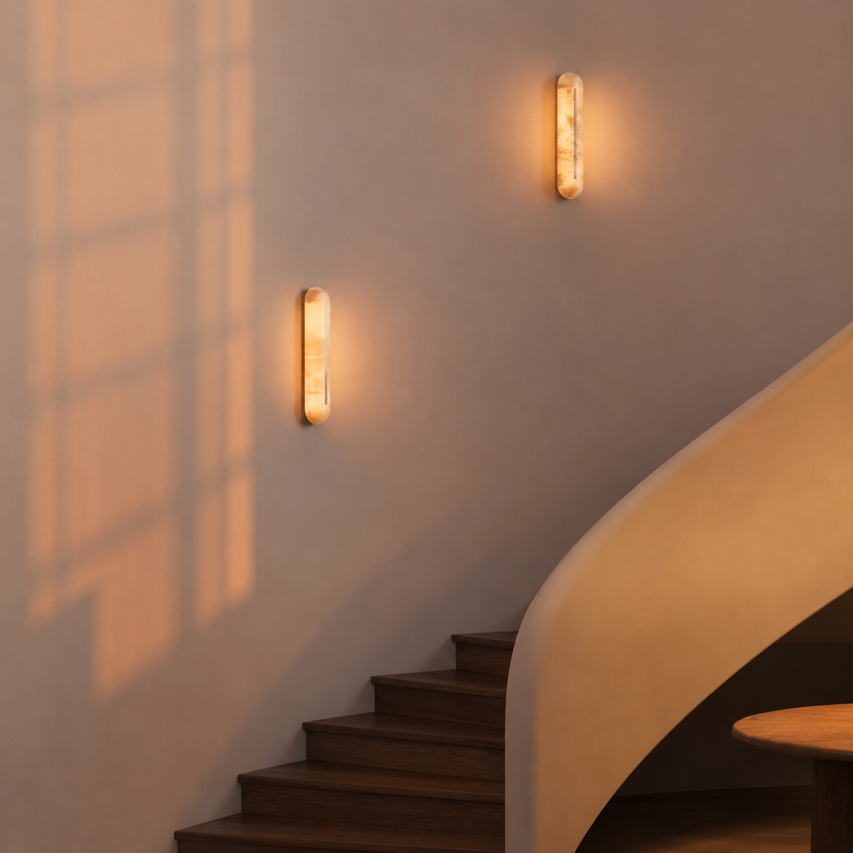 Valora Alabaster Wall Sconce