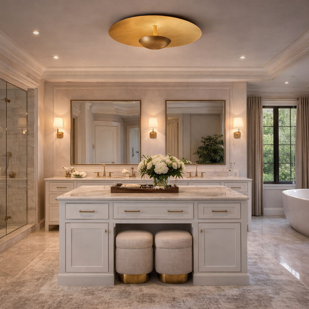 Cosmic Flushmount for Bathroom