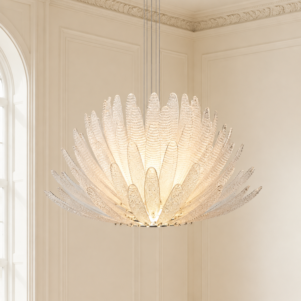 Artisan Murano Style Calista  Chandelier