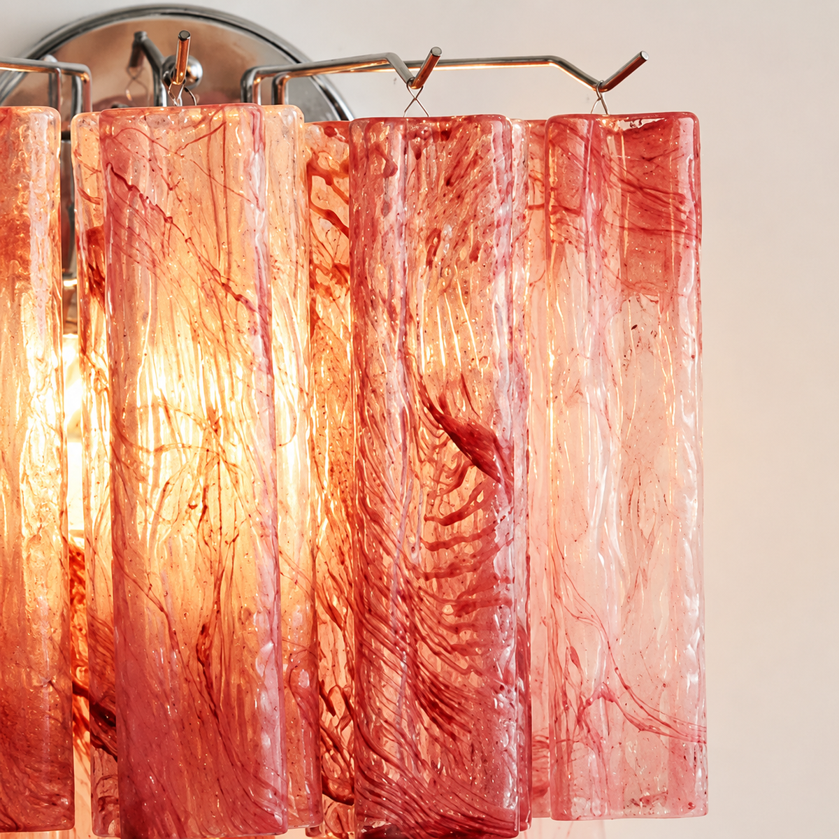Murano-Style Glass Wall Sconce