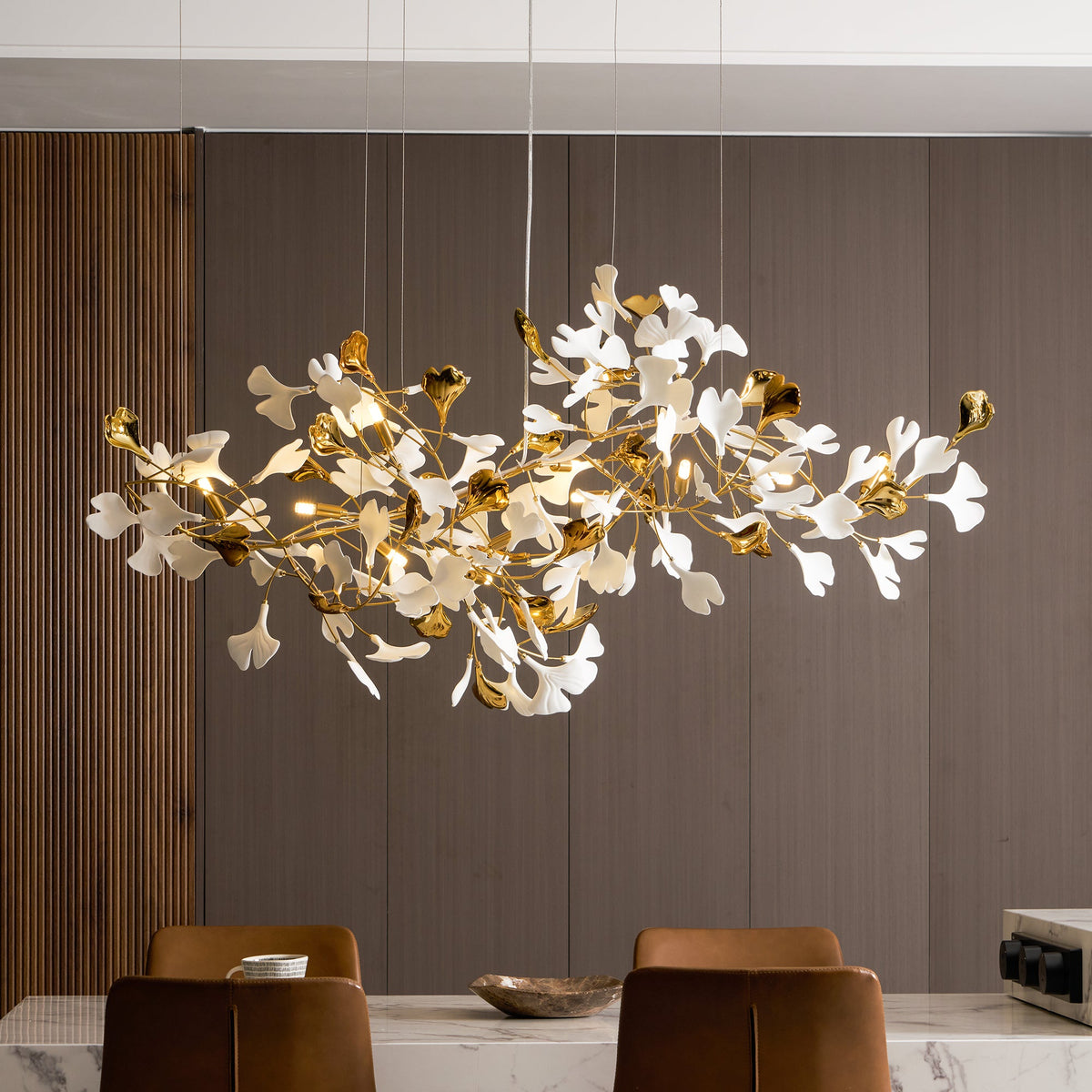 Gingko Combination Chandelier - Trivellolab