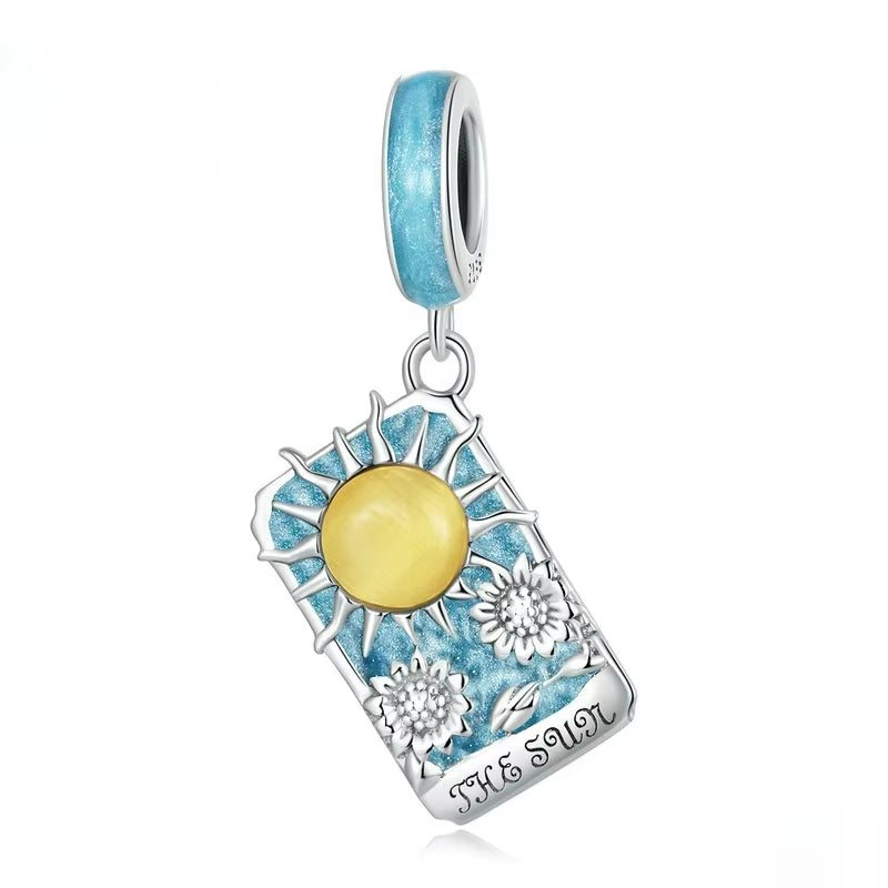 XIX THE SUN Tarot Card Pendant