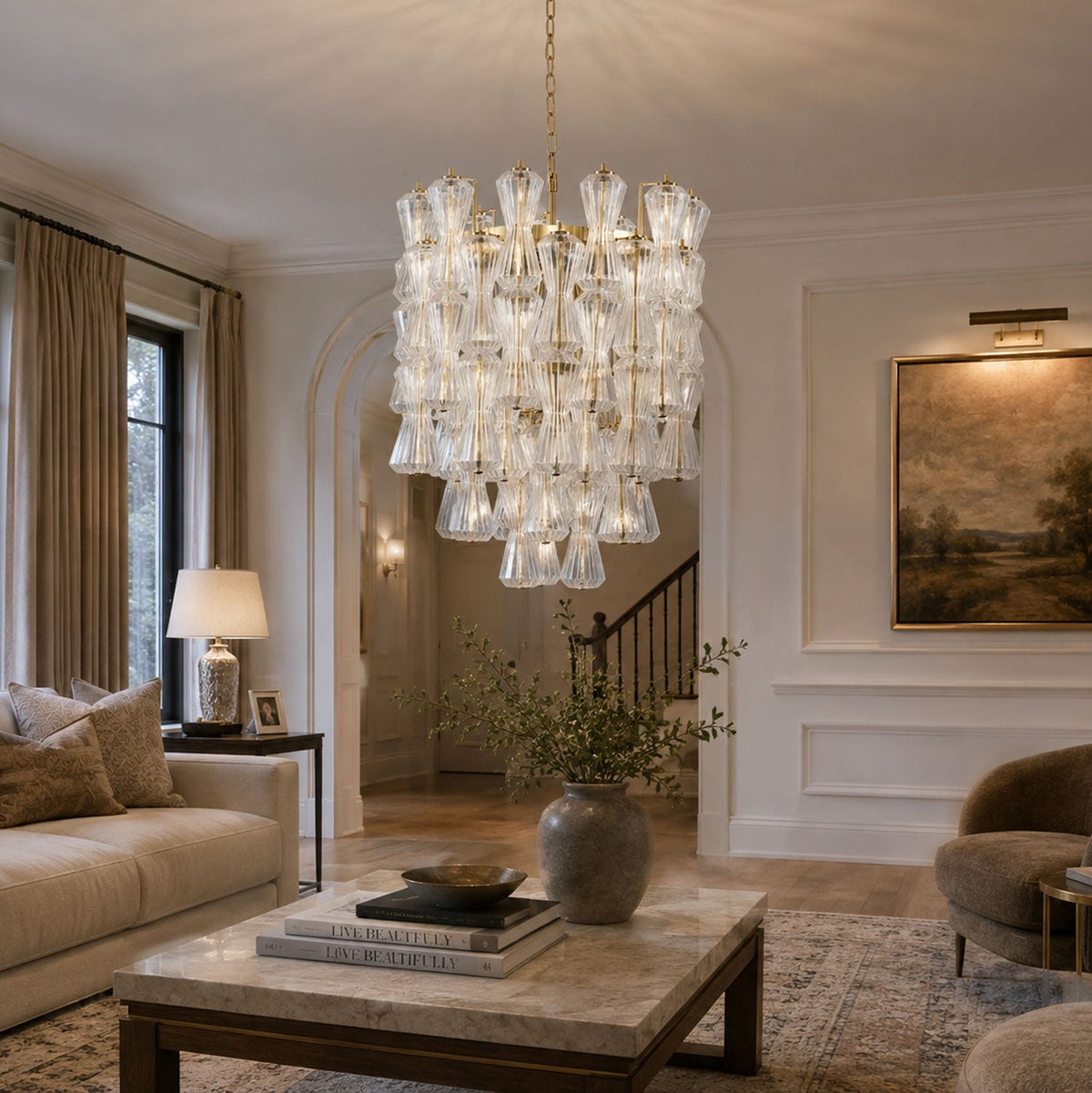 Florenzia Glass Chandelier - Trivellolab