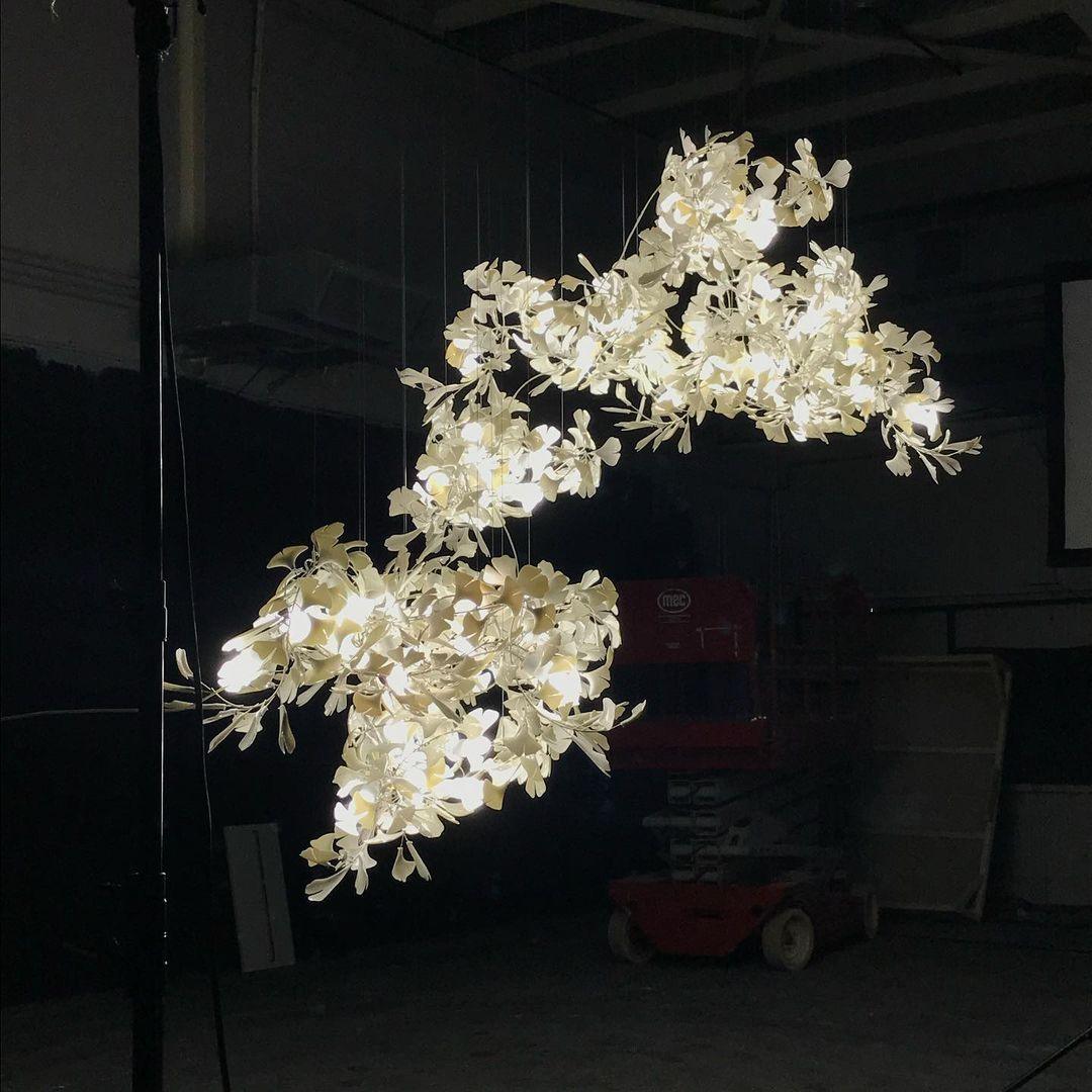 Gingko Combination Chandelier - Trivellolab