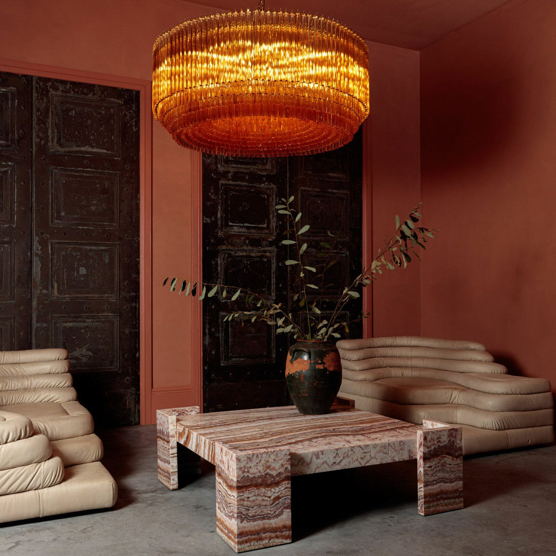 Grande Amaro Drum Chandelier - Trivellolab