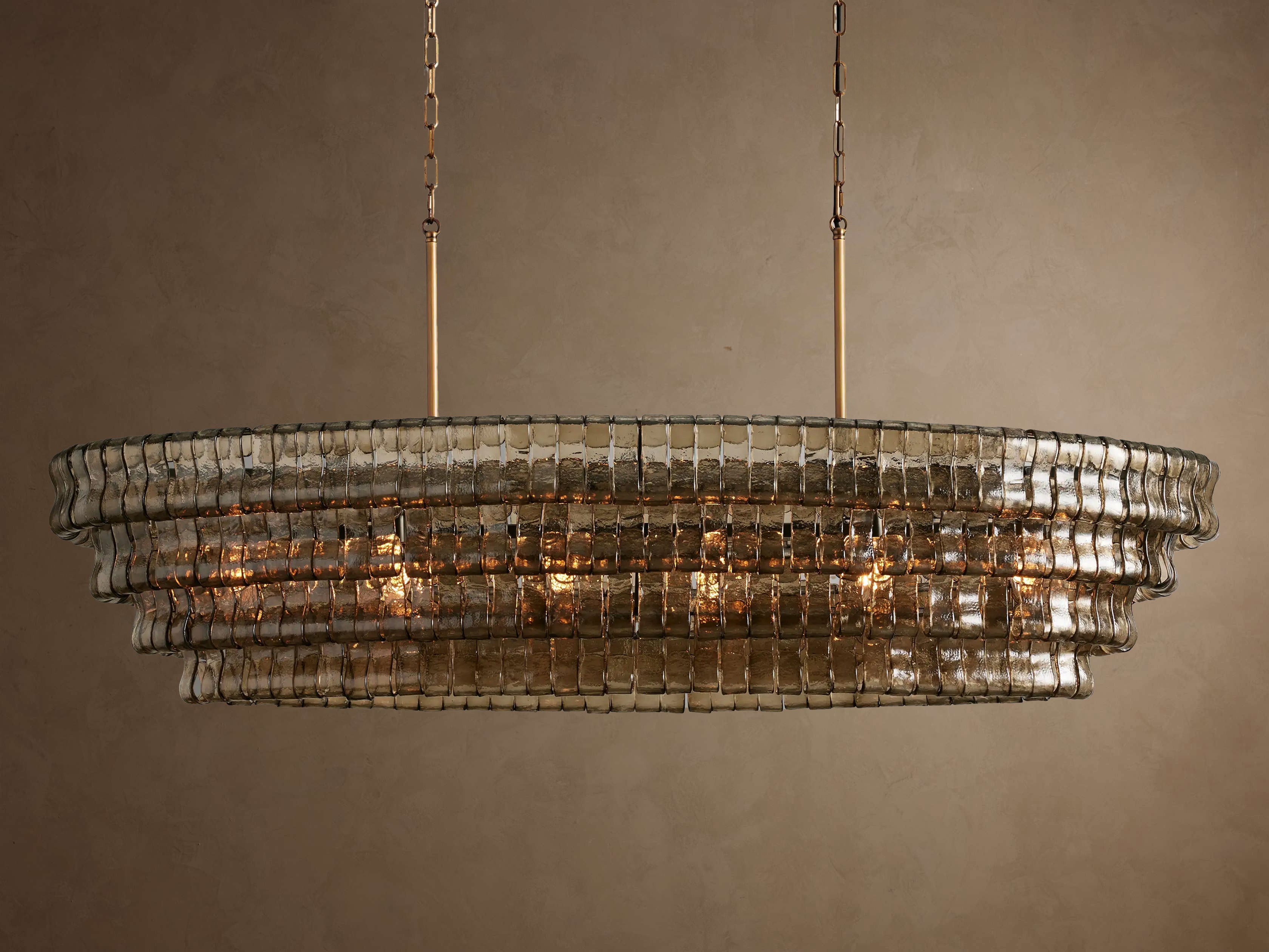 Ghiaccio Oval Chandelier