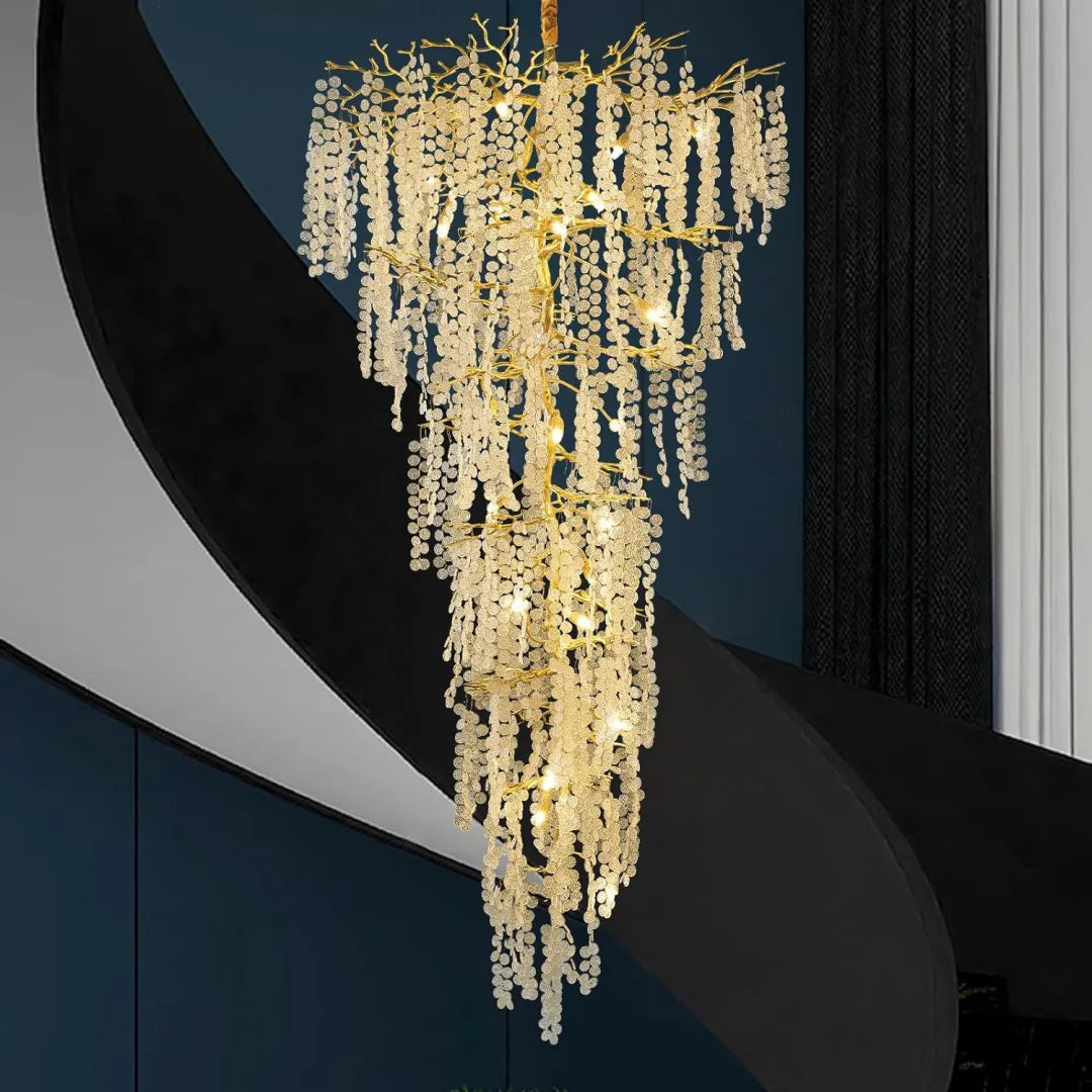 TLL Foyer Large Tree Branch Ceiling Chandelier
