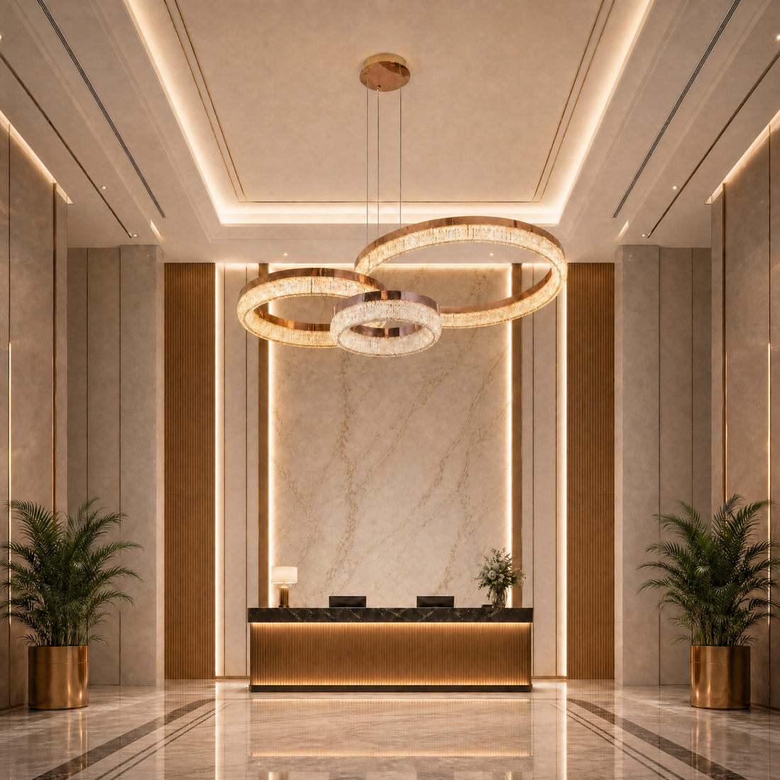 Penombra Ring Chandelier — product photo