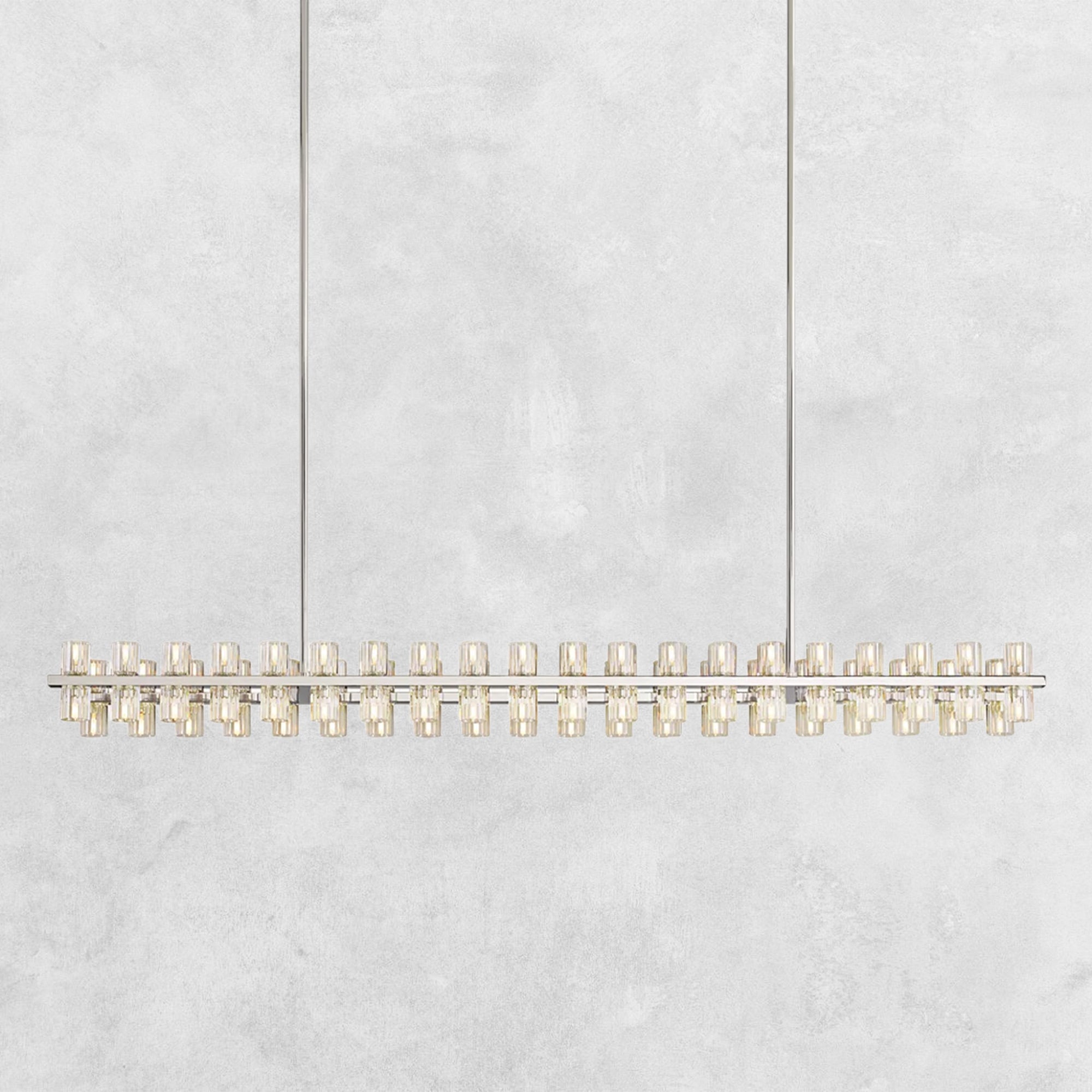 Reger Crystal Rectangular Chandelier 54'' 72"