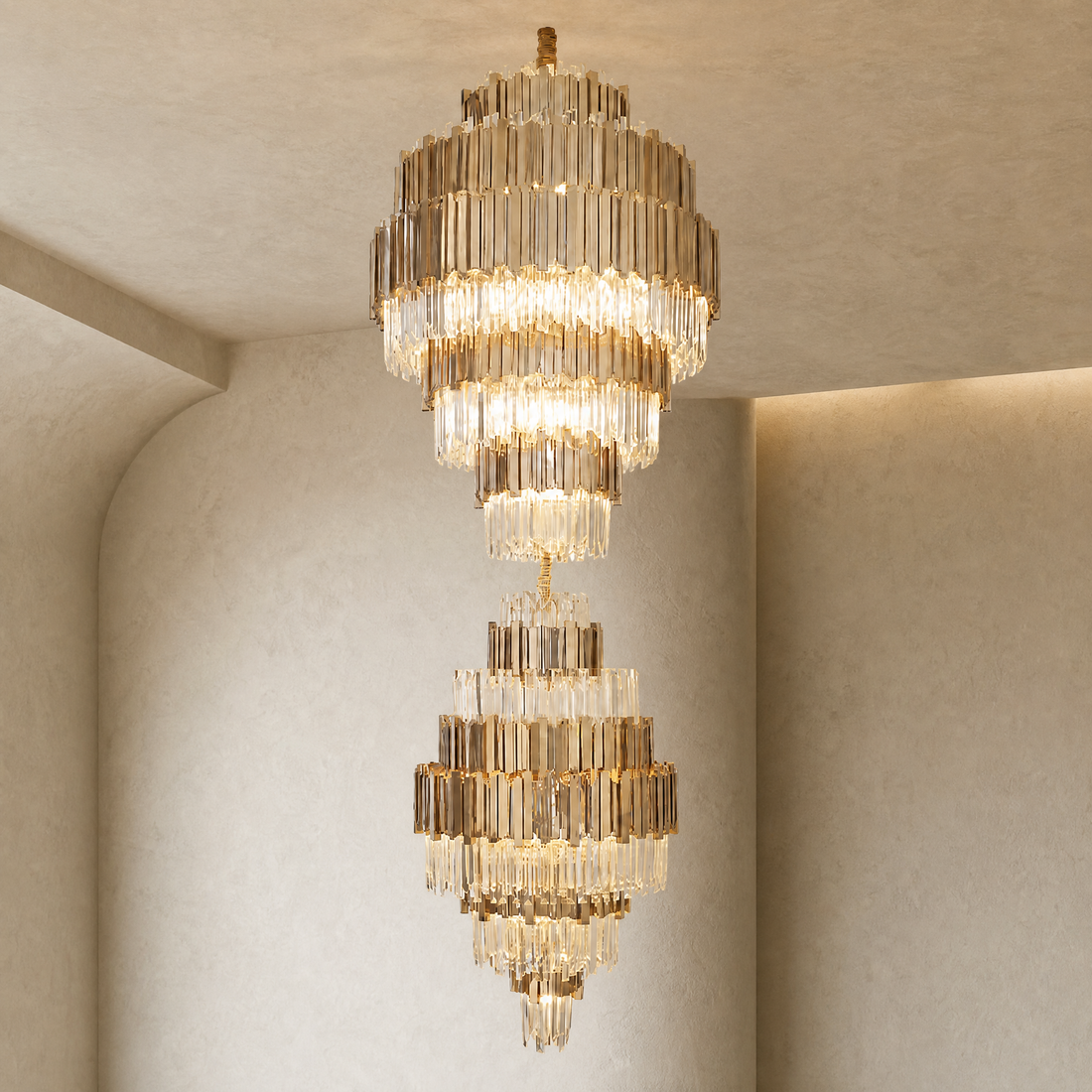 Pioggia Crystal Chandelier — product photo