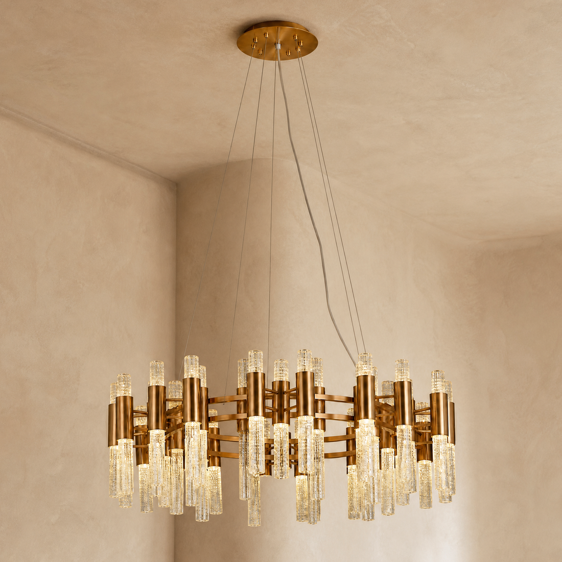 Pomello Brass Chandelier — product photo
