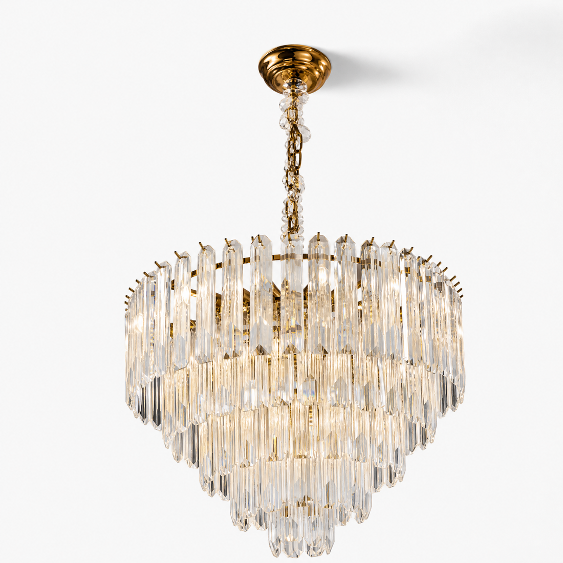 Quadro Glass Rod Chandelier — product photo