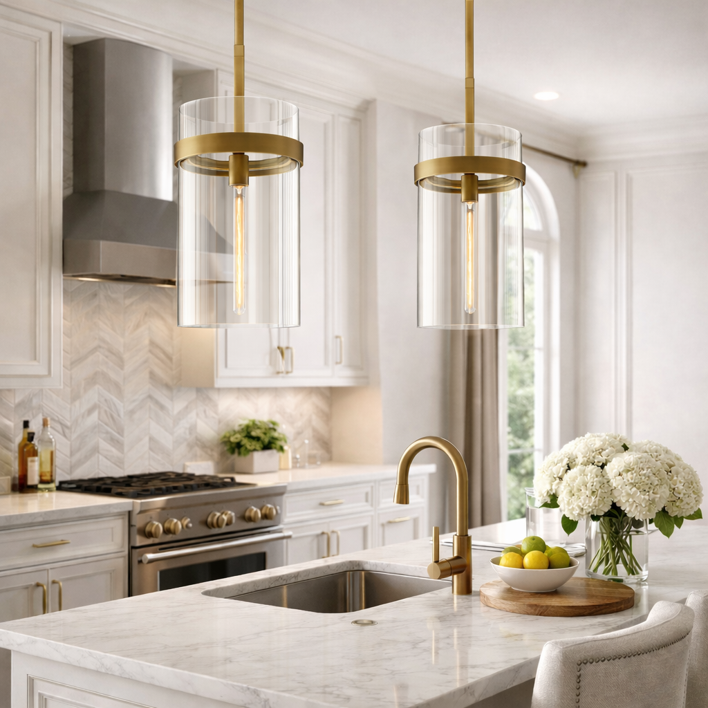 Ravellet Clear Glass Cord Pendant