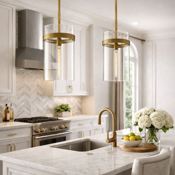 Ravellet Clear Glass Cord Pendant