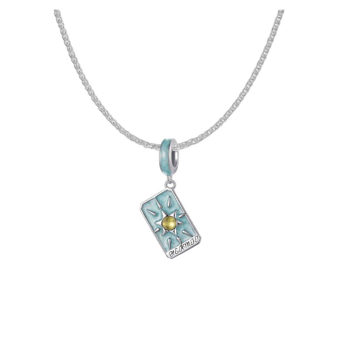IX THE HERMIT Tarot Card Pendant