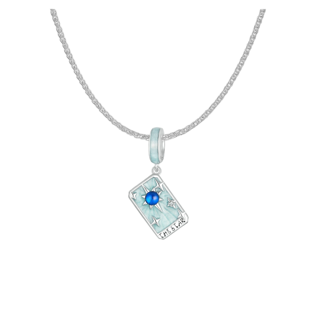 XVII THE STAR Tarot Card Pendant