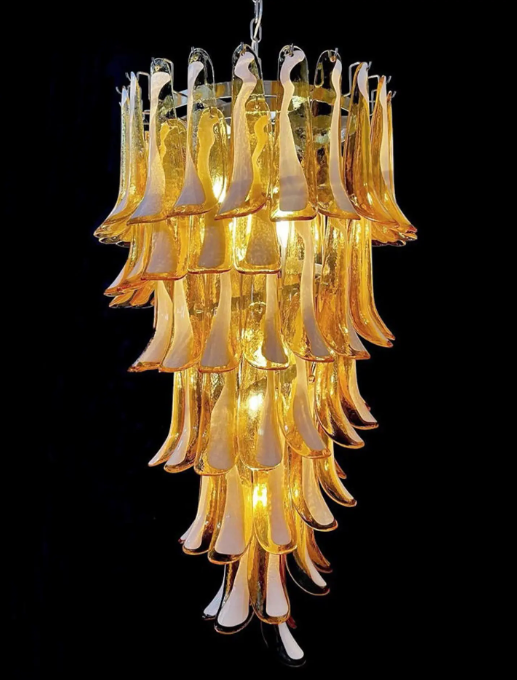 Murano Glass Chandelier – Caramel
