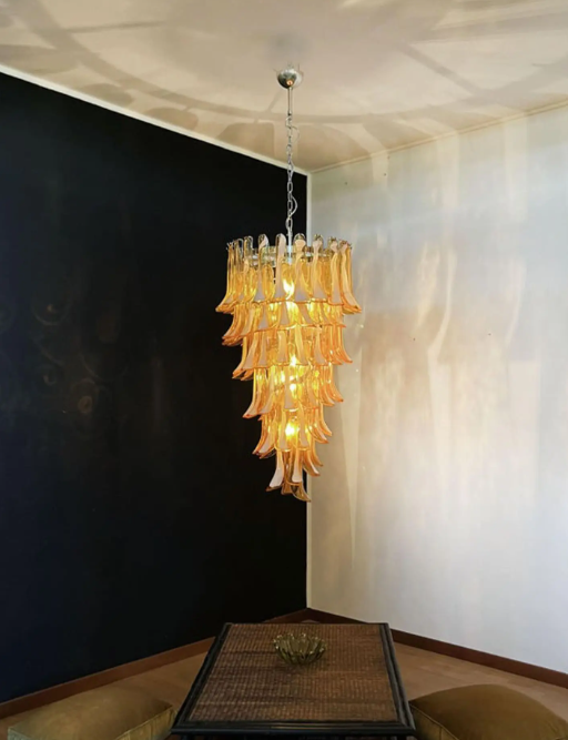 Murano Glass Chandelier – Caramel