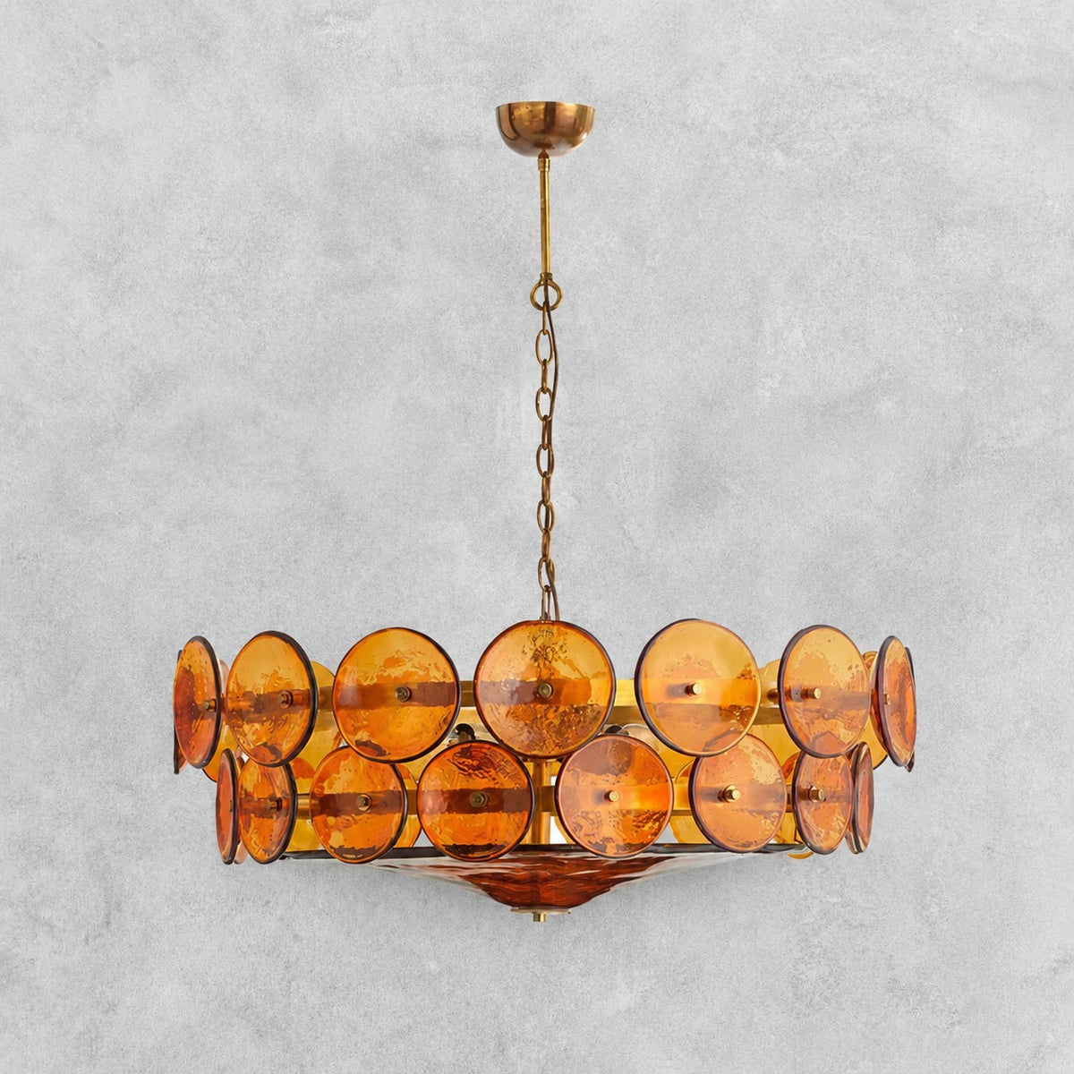Solaris Disc Murano Chandelier