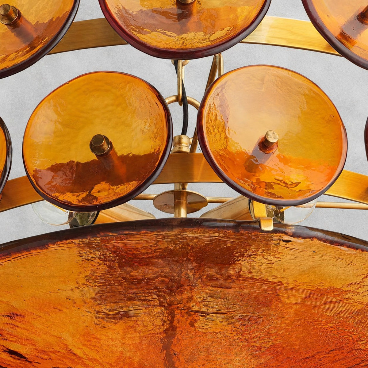 Solaris Disc Murano Chandelier