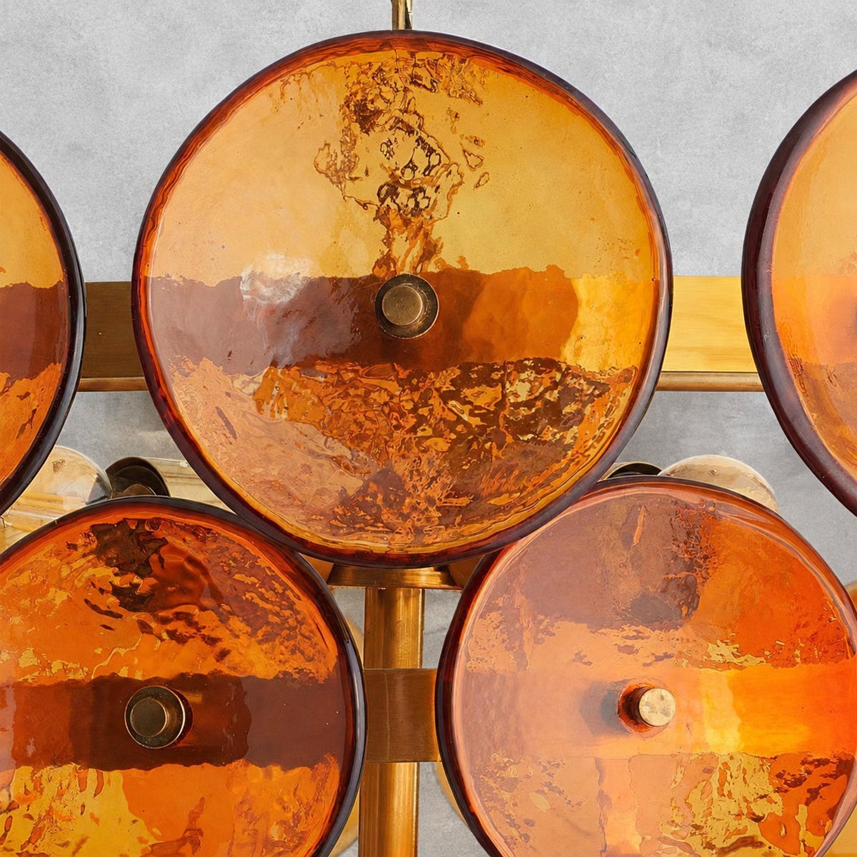 Solaris Disc Murano Chandelier