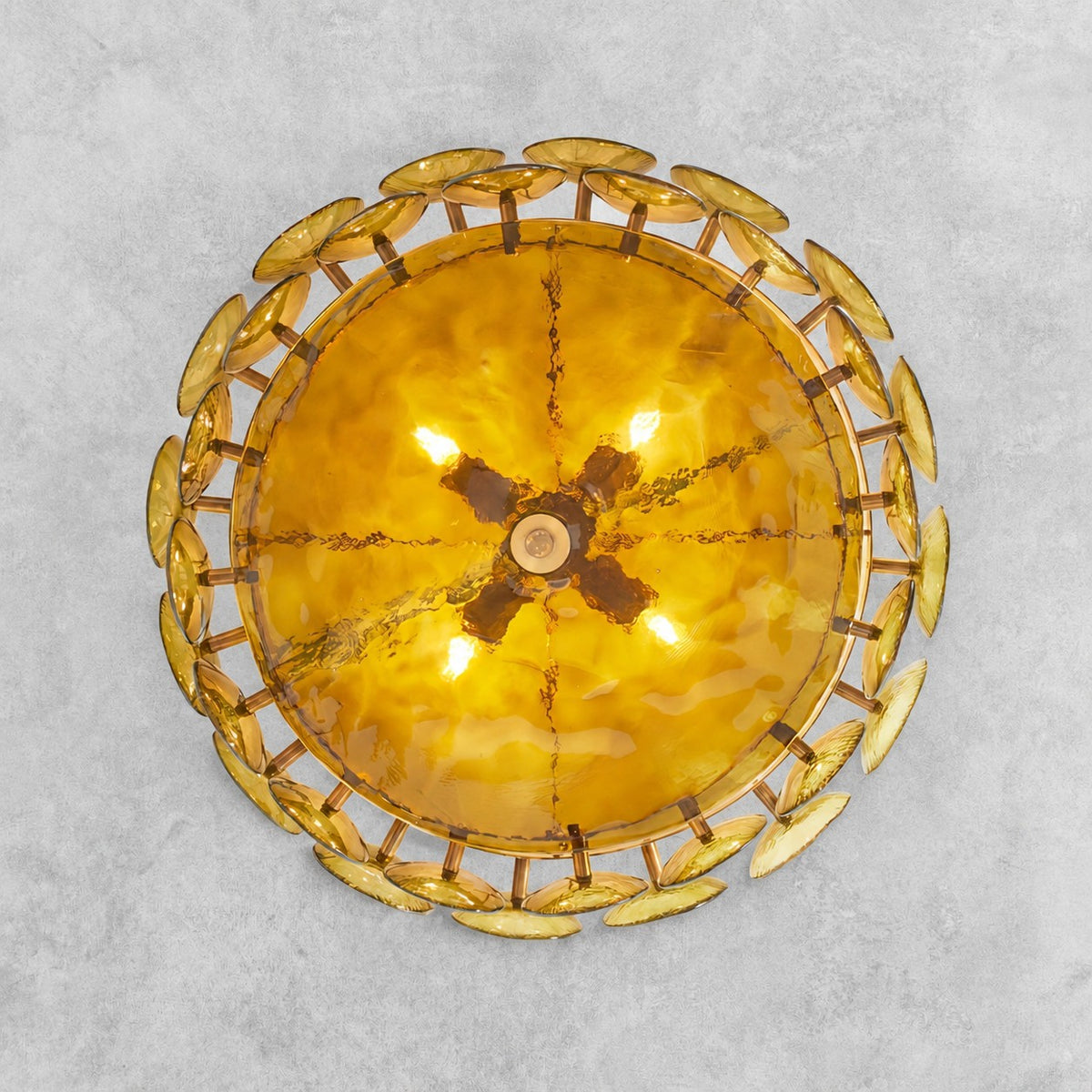 Solaris Disc Murano Chandelier