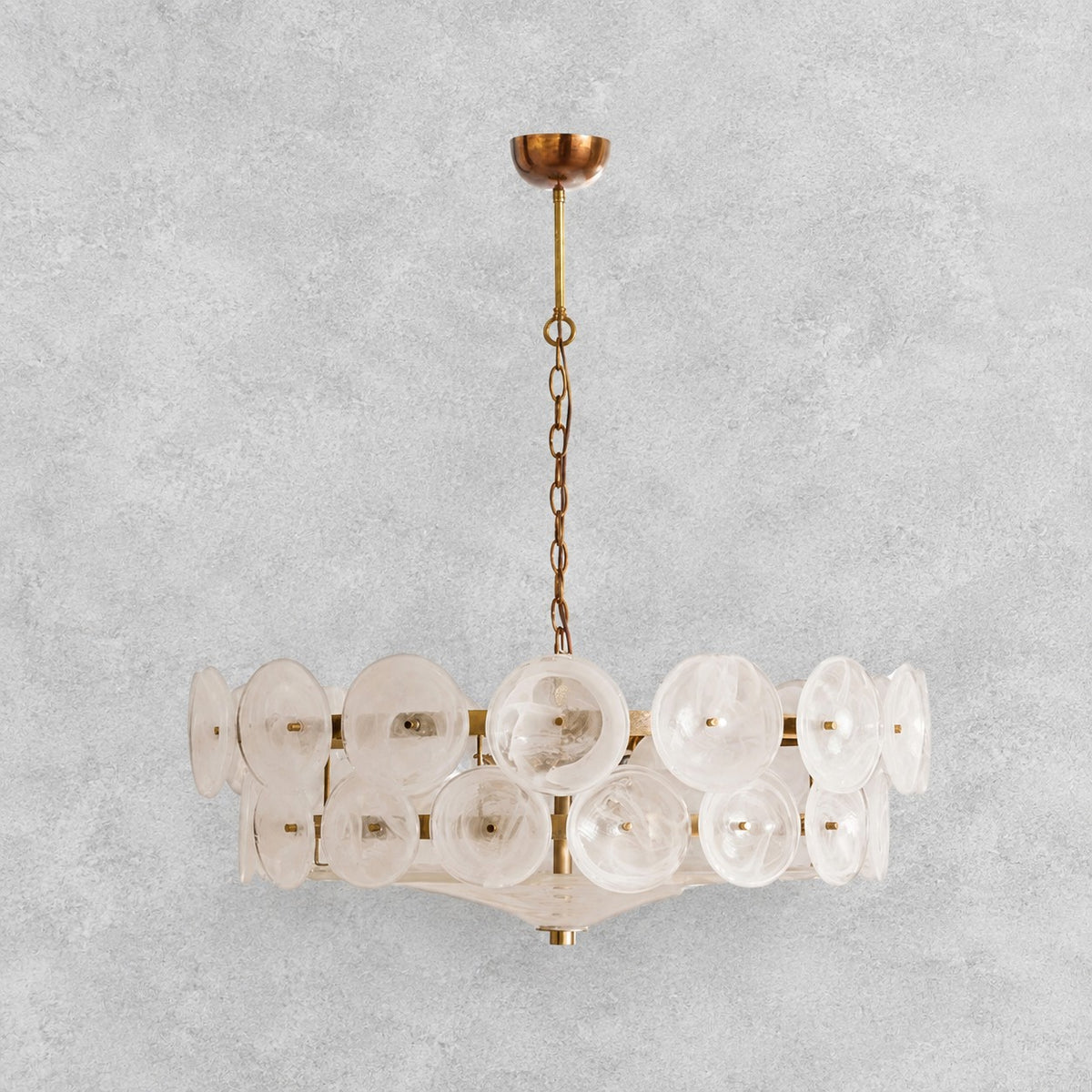 Solaris Disc Murano Chandelier