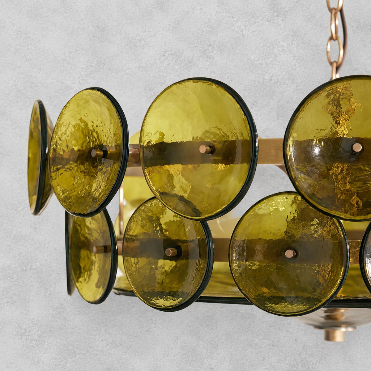 Solaris Disc Murano Chandelier