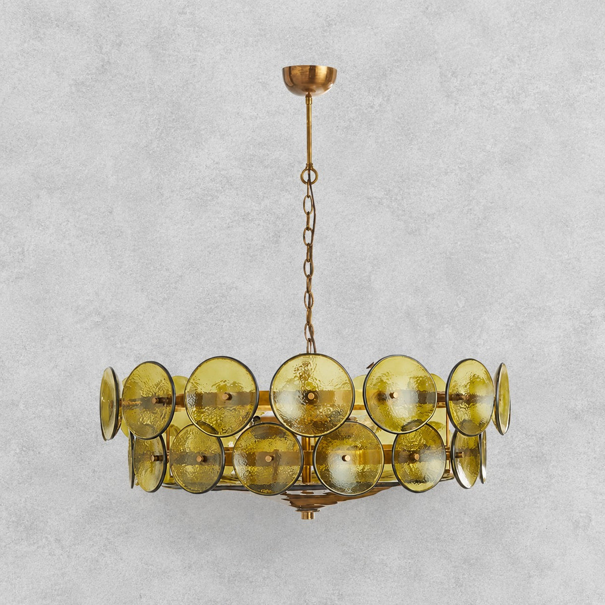 Solaris Disc Murano Chandelier