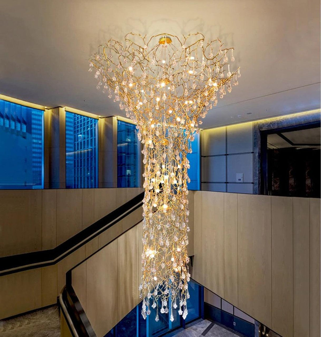 Tree Branch Staircase Chandelier - Trivellolab