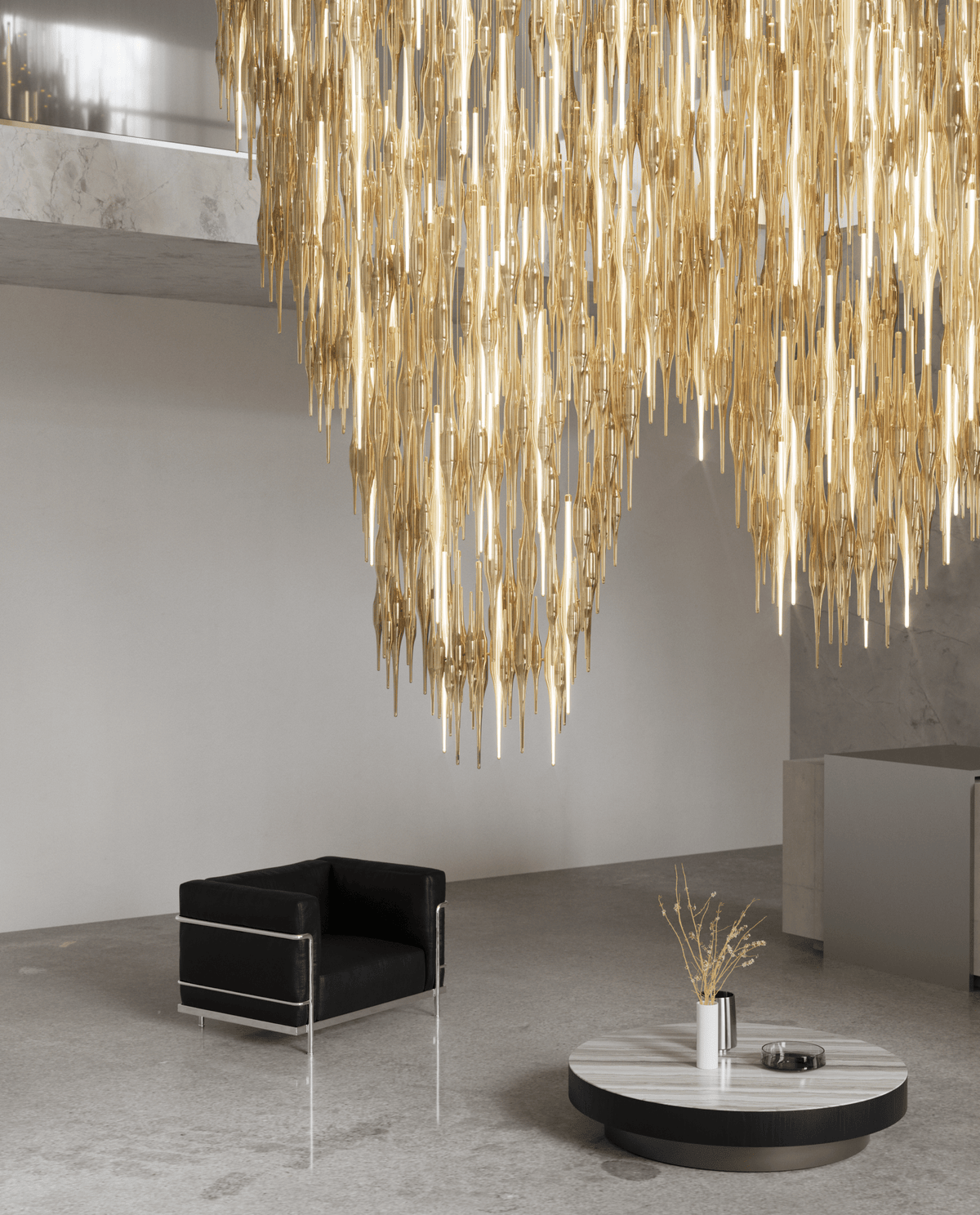 Vitara Glass Drop Customize Chandelier - Trivellolab