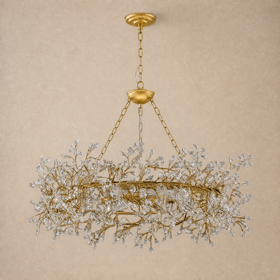 Pendant Light in gold