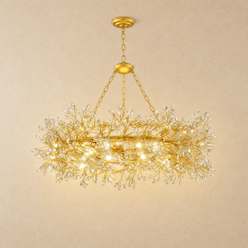 Pendant Light in gold