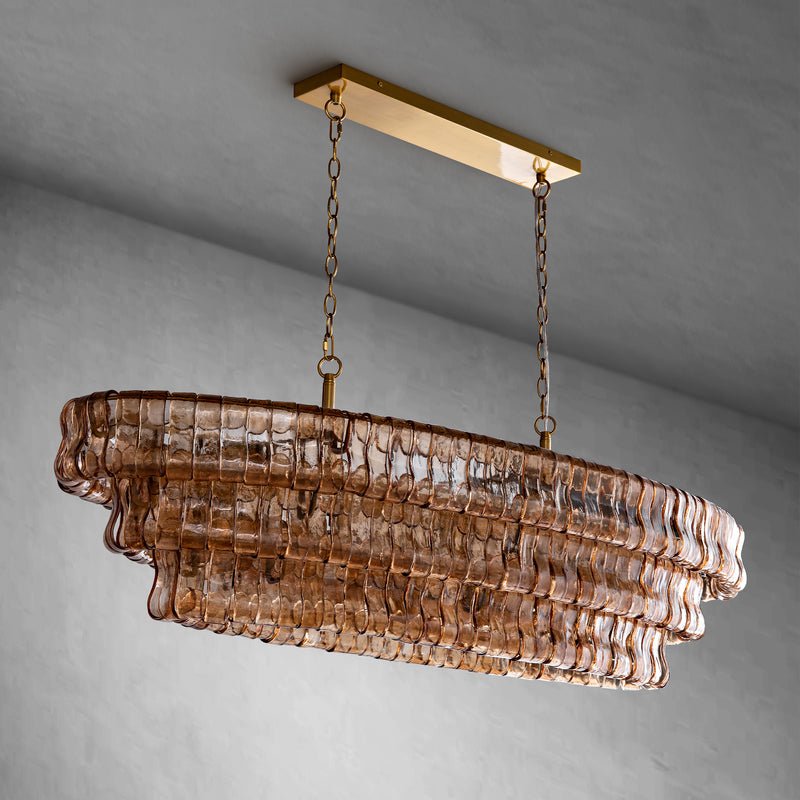 Ghiaccio Oval Chandelier