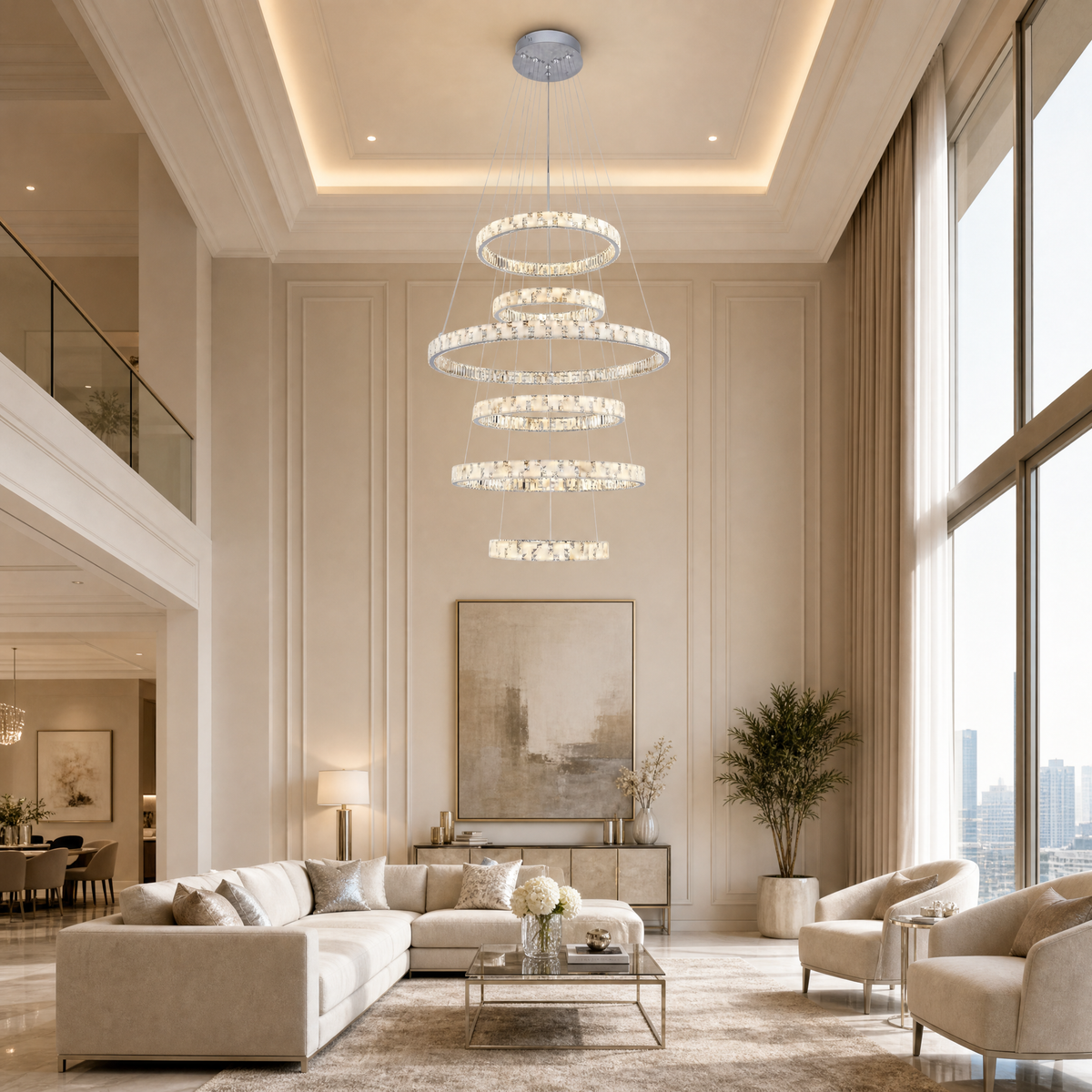 Trivellolab Series Crystal Pendant Light Style S
