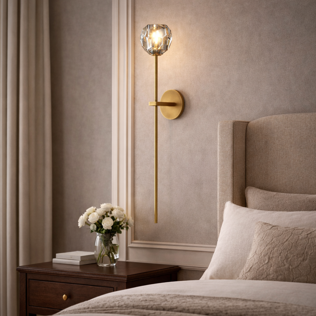 Boule do Cristal Smoke Glass Grand Sconce