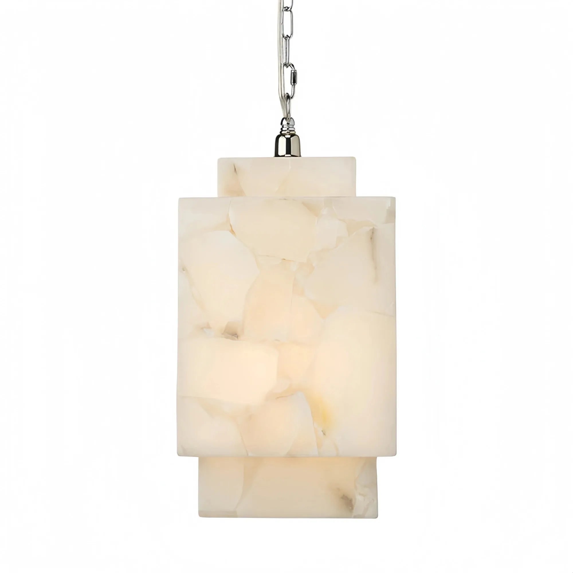 Alabaster Cube Pendant Light - Trivellolab